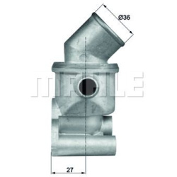 termostatas, aušinimo skystis BEHR
MAHLE TI72