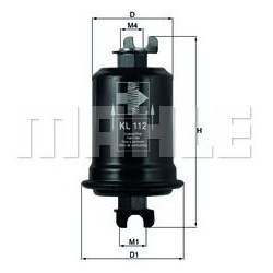 kuro filtras
                                MAHLE                                                KL112, MAHLE, KL112, auto d