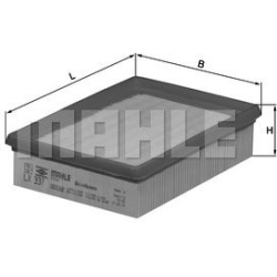 oro filtras
                                MAHLE                                                LX337, MAHLE, LX337, auto de