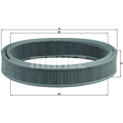 MAHLE                                                LX38, MAHLE, LX38, auto detalė