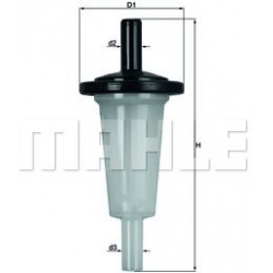 kuro filtras
                                MAHLE                                                KL23OF, MAHLE, KL23OF, auto