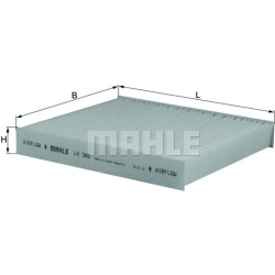 filtras, salono oras
                                MAHLE                                                LA345, MAHLE, LA345
