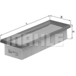 oro filtras
                                MAHLE                                                LX581, MAHLE, LX581, auto de