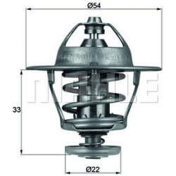 termostatas, aušinimo skystis BEHR
MAHLE TX5385D, MAHLE, TX53
