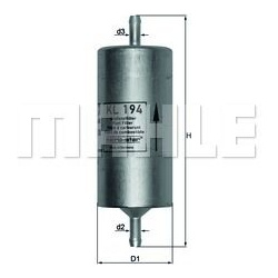 kuro filtras
                                MAHLE                                                KL194, MAHLE, KL194, auto d