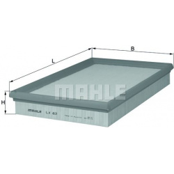 oro filtras
                                MAHLE                                                LX63, MAHLE, LX63, auto deta