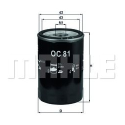 alyvos filtras
                                MAHLE                                                OC81, MAHLE, OC81, auto d