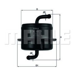 kuro filtras
                                MAHLE                                                KL521, MAHLE, KL521, auto d