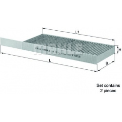 filtras, salono oras
                                MAHLE                                                LAK751/S, MAHLE, LA