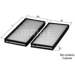filtras, salono oras
MAHLE LA365/S, MAHLE, LA3