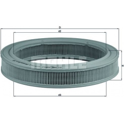 oro filtras
                                MAHLE                                                LX294, MAHLE, LX294, auto de
