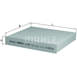 filtras, salono oras
                                MAHLE                                                LA922, MAHLE, LA922