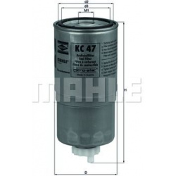 kuro filtras
                                MAHLE                                                KC47, MAHLE, KC47, auto det