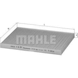 filtras, salono oras
                                MAHLE                                                LA126, MAHLE, LA126