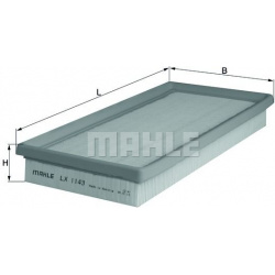 oro filtras
                                MAHLE                                                LX1143, MAHLE, LX1143, auto 
