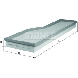 oro filtras
                                MAHLE                                                LX582/1, MAHLE, LX5821, auto