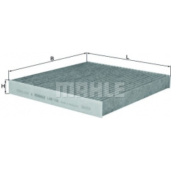 filtras, salono oras
                                MAHLE                                                LAK158, MAHLE, LAK1