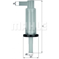 kuro filtras
                                MAHLE                                                KL33OF, MAHLE, KL33OF, auto