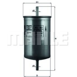 kuro filtras
                                MAHLE                                                KL85, MAHLE, KL85, auto det