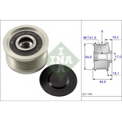 Škivas generatoriaus sankabinis
                                INA                                                535011210