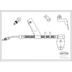stabdžių žarnelė
                                CORTECO                                                19032880, CORTECO