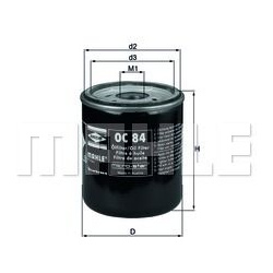 alyvos filtras
                                MAHLE                                                OC84, MAHLE, OC84, auto d