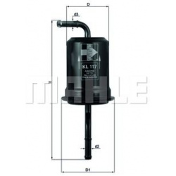 kuro filtras
                                MAHLE                                                KL117, MAHLE, KL117, auto d