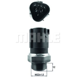 temperatūros jungiklis, radiatoriaus ventiliatorius BEHR
                                MAHLE                              