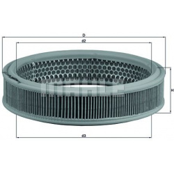 MAHLE                                                LX215, MAHLE, LX215, auto detalė