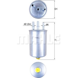 kuro filtras
                                MAHLE                                                KL511, MAHLE, KL511, auto d