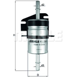 Kuro filtras
                                MAHLE                                                KL238, MAHLE, KL238, auto d