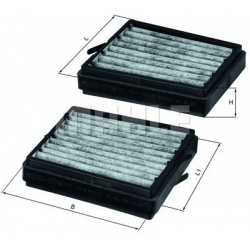 filtras, salono oras
                                MAHLE                                                LKK116/S, MAHLE, LK