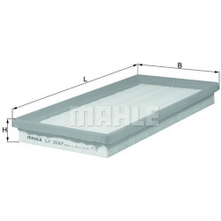 oro filtras
                                MAHLE                                                LX2087, MAHLE, LX2087, auto 