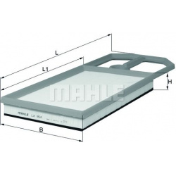 oro filtras
                                MAHLE                                                LX954, MAHLE, LX954, auto de