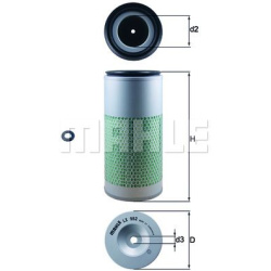 oro filtras
                                MAHLE                                                LX952, MAHLE, LX952, auto de