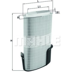 oro filtras
                                MAHLE                                                LX1009/6, MAHLE, LX10096, au