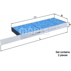 filtras, salono oras CareMetix®
                                MAHLE                                                LAO751/