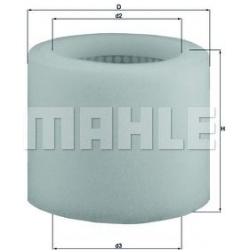 oro filtras
                                MAHLE                                                LX123, MAHLE, LX123, auto de