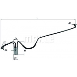 kuro filtras
                                MAHLE                                                KL553, MAHLE, KL553, auto d
