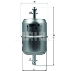kuro filtras
                                MAHLE                                                KL18OF, MAHLE, KL18OF, auto