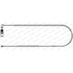 įspėjimo kontaktas, stabdžių trinkelių susidėvėjimas PREMIER
                                FERODO                   