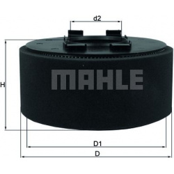 oro filtras
                                MAHLE                                                LX870, MAHLE, LX870, auto de