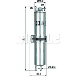 kuro filtras
                                MAHLE                                                KLH12, MAHLE, KLH12, auto d