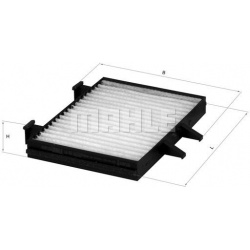 filtras, salono oras
                                MAHLE                                                LA451, MAHLE, LA451