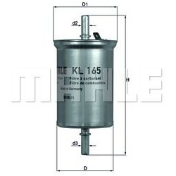 kuro filtras
                                MAHLE                                                KL165, MAHLE, KL165, auto d