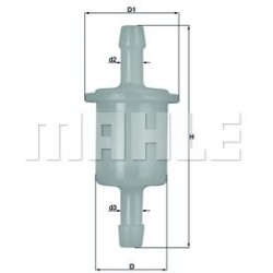 kuro filtras
                                MAHLE                                                KL26OF, MAHLE, KL26OF, auto