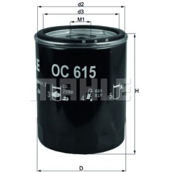 alyvos filtras
MAHLE OC615, MAHLE, OC615, auto
