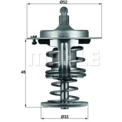 termostatas, aušinimo skystis BEHR
                                MAHLE                                                TX82