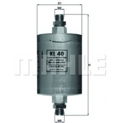 kuro filtras
                                MAHLE                                                KL40, MAHLE, KL40, auto det