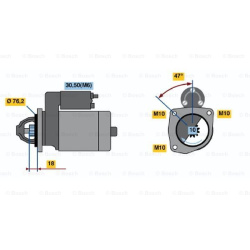 Starteris
                                BOSCH                                                0001110104, BOSCH, 0001110104,